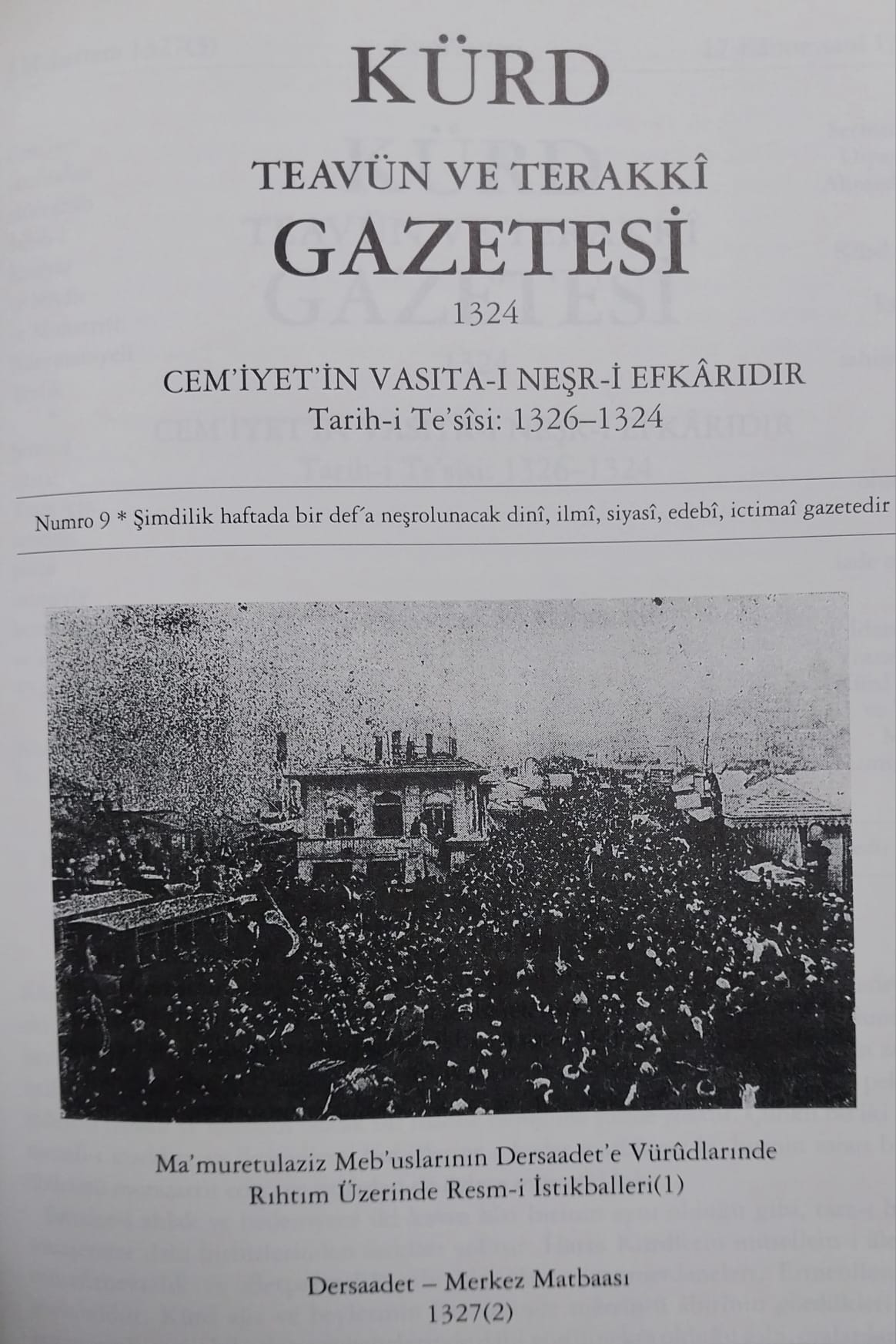 Kürdler ve Ermeniler - Hüseyin Paşazade Süleyman